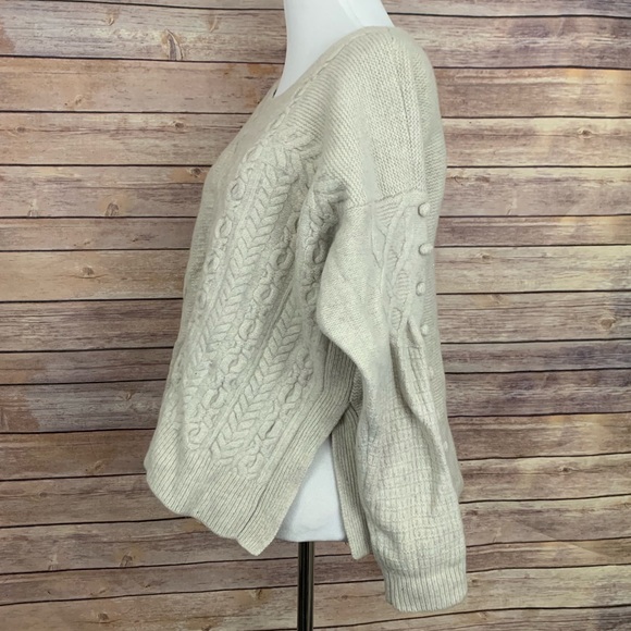 Madewell Open-side Bobble Pullover Sweater - Picture 3 of 7